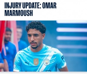 开云官网-国家队比赛受伤！曼城官方：马尔穆什膝盖受伤，将缺席曼市德比